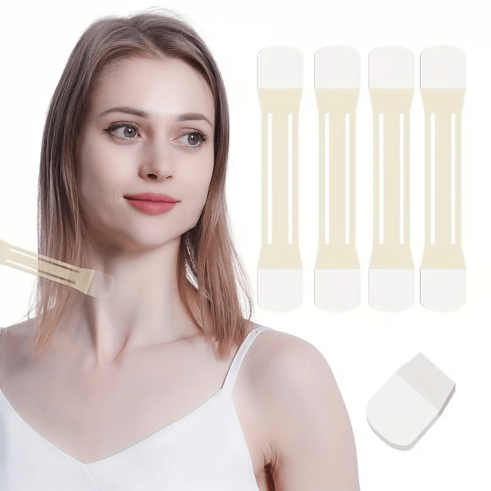 Halslifting Strips voor Strakke Halslijn en Jong Uiterlijk - Onzichtbare Huidversteviging Antirimpel | Sansoti