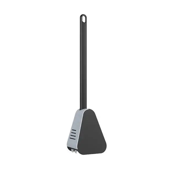 Silikon-Toilettenbürste antibakteriell 36 cm Wandhalter Schnell trocknend Flexible Borsten Badezimmerzubehör | Sansoti