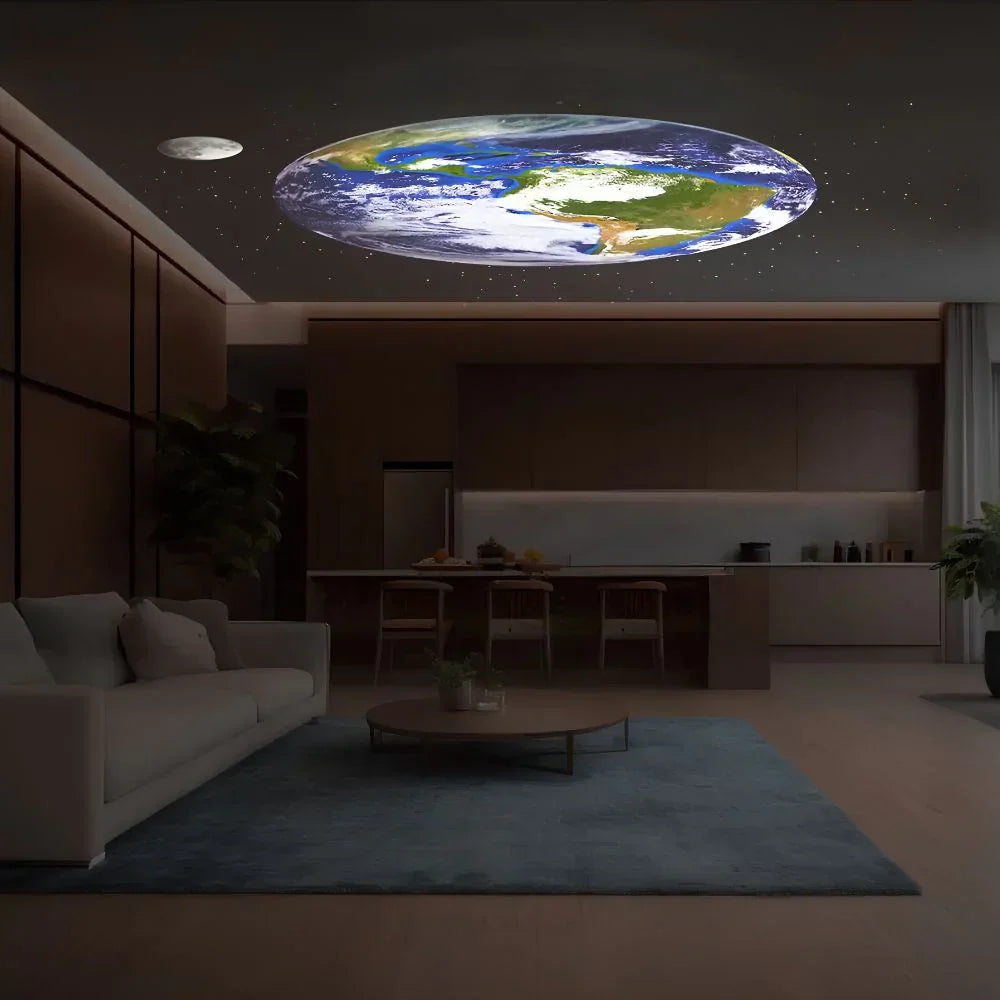 LED Sterrenprojector met Verwisselbare Hemelkaarten Galaxy Nevel Plafond Wand Sfeerlicht Nachtlampje Slaapkamer | Sansoti