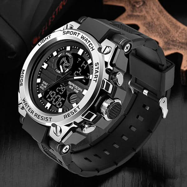 Multifunctional Watch with Analog and Digital Display for Men | Sansoti