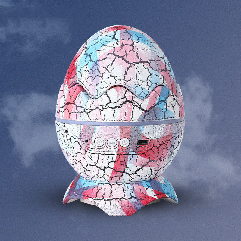 Dinosaur Egg Night Light with Projector and Bluetooth Speaker – Starry Sky Ambient Lighting for Children's Room | Sansoti