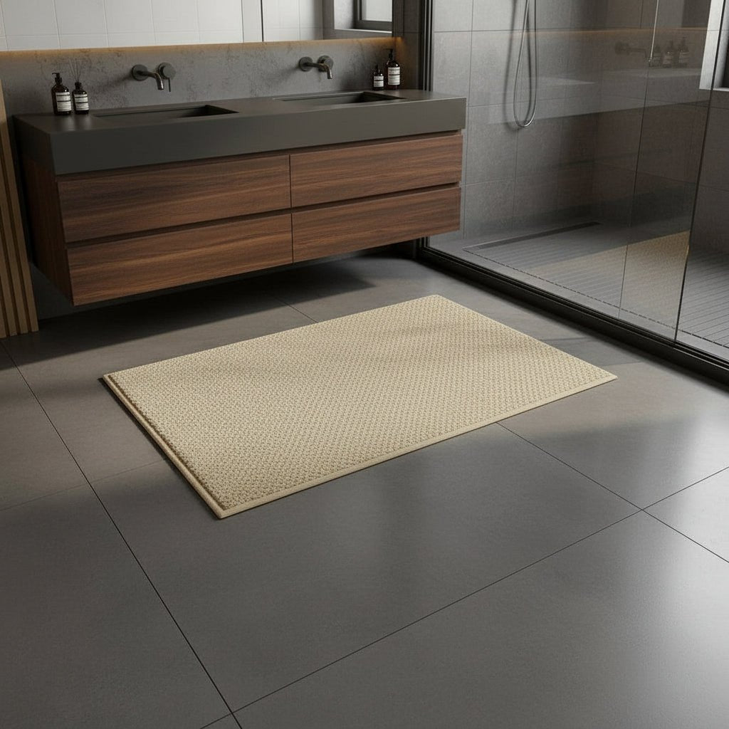 Absorbent Doormat with Geometric Pattern – 3 Sizes – Non-Slip & Quick-Drying | Sansoti