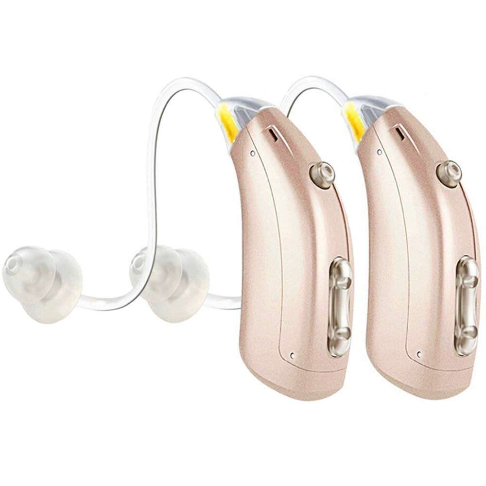 Digital Rechargeable Hearing Aid with Volume Control for Left and Right Ear Hearing Protection for Seniors | Sansoti