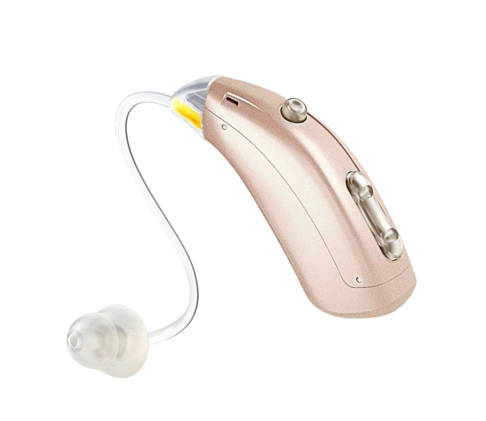 Digital Rechargeable Hearing Aid with Volume Control for Left and Right Ear Hearing Protection for Seniors | Sansoti