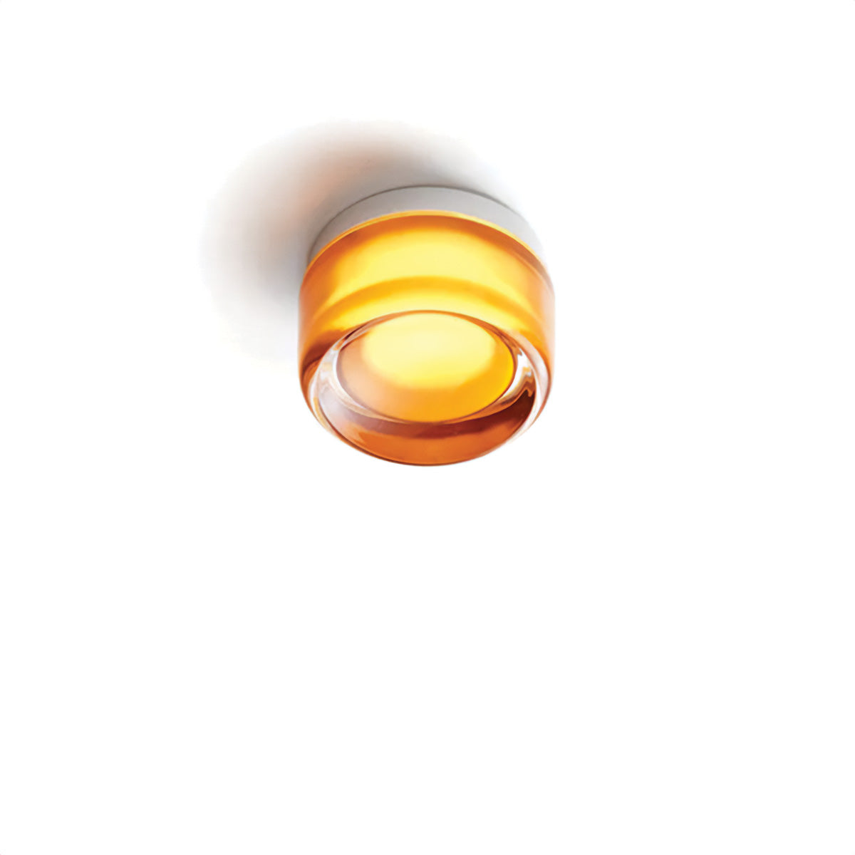 Wall Lamp LED Acrylic Aluminum Amber Dimple Design Compact 13cm Living Room Bedroom Atmosphere Lamp | Sansoti
