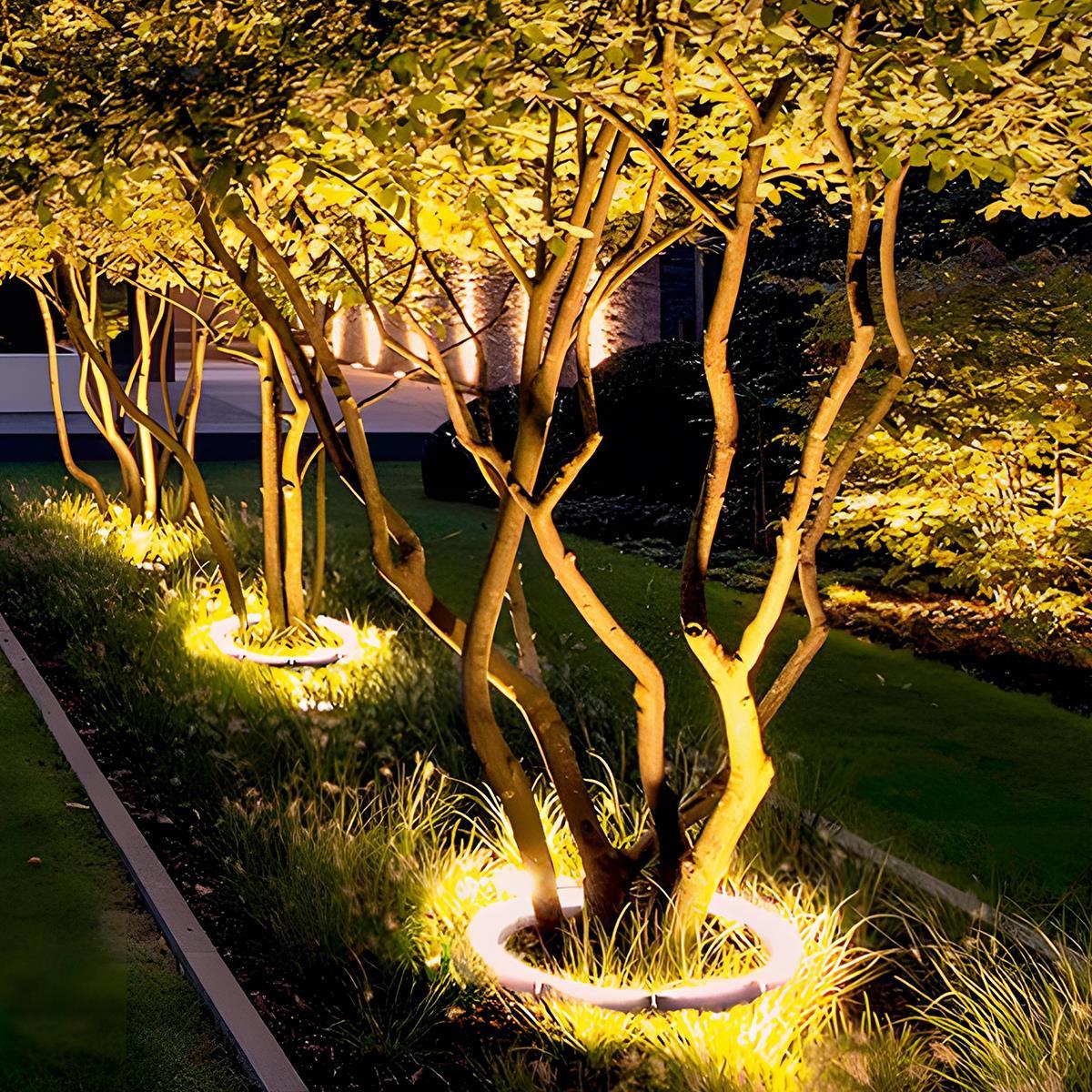 Arch-shaped LED Garden Spotlight 24V Low Voltage Weatherproof – Ambient Lighting for Trees, Plants and Borders | Sansoti