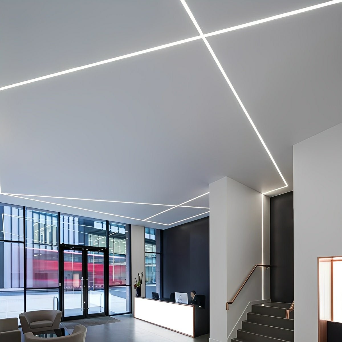 Flexibele LED Neonstrip 144 Leds Waterdicht IP67 Instelbare Lichtkleur Verzonken Lineaire Verlichting | Sansoti