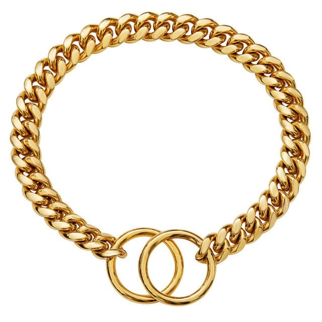 Metalen Schakelketting Halsband voor Honden Robuust Trainingsontwerp Duurzaam Sterke Schakels Alle Rassen | Sansoti