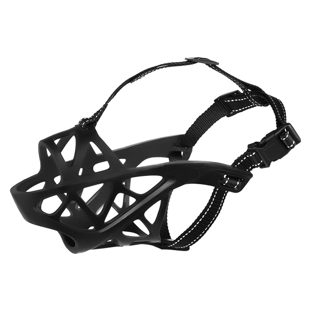 Soft Breathable Dog Muzzle Adjustable for Safe Walks Training Vet Visits Dog Comfort | Sansoti