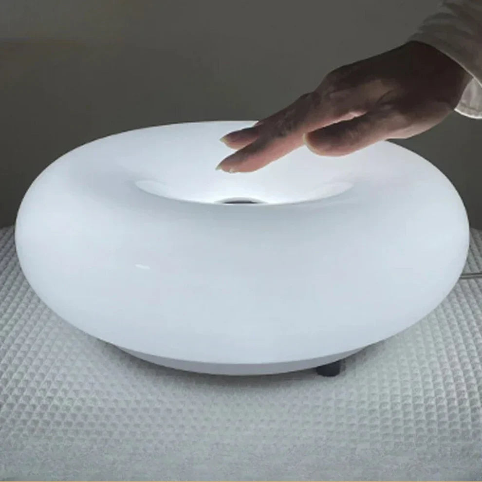 Table Lamp Touch Dimmable LED Warm White Round Bedroom Living Room Decorative 5W | Sansoti