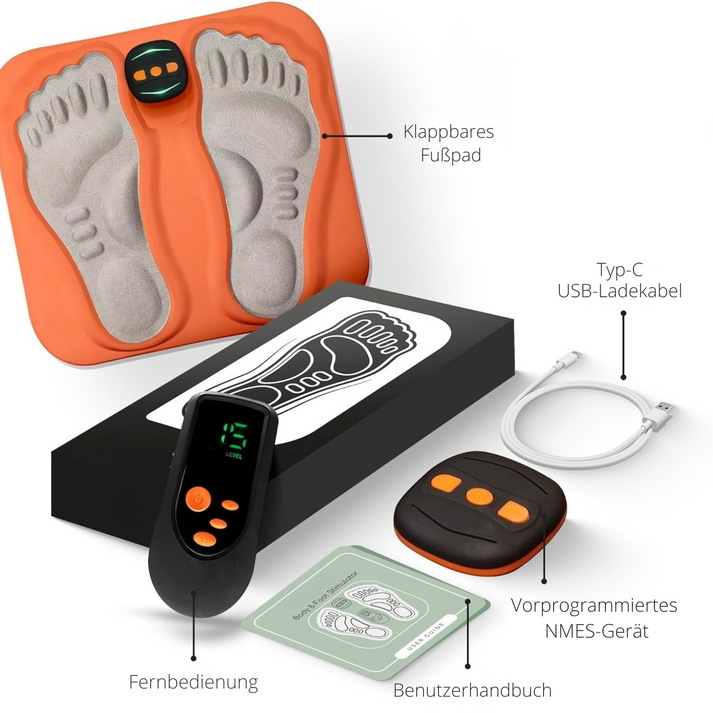 Foot Massage Mat with Electrical Stimulation Copper Fiber for Home Relaxation Tired Feet Wellness | Sansoti