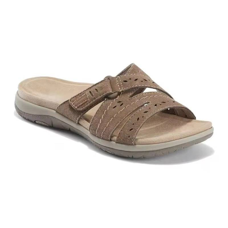 Chanclas ortopédicas para mujer con triple soporte para el arco del pie, ajustables y antideslizantes, cómodas | Sansoti