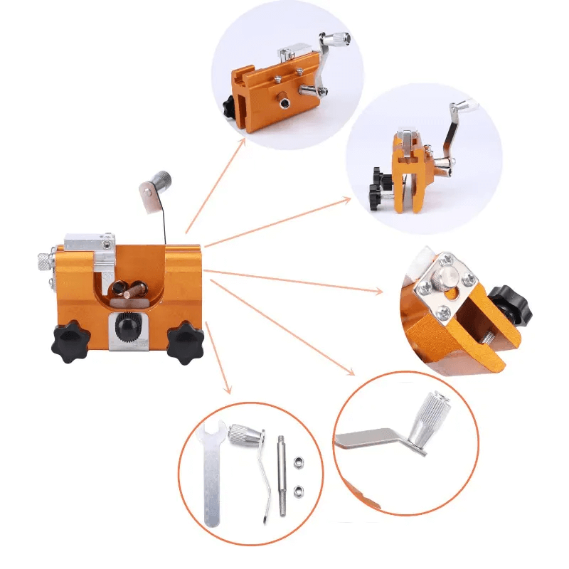 Professional Chainsaw Sharpener Aluminum 30° Sharpening Angle Manual Universal Tool Sharpening Set Garden Maintenance | Sansoti