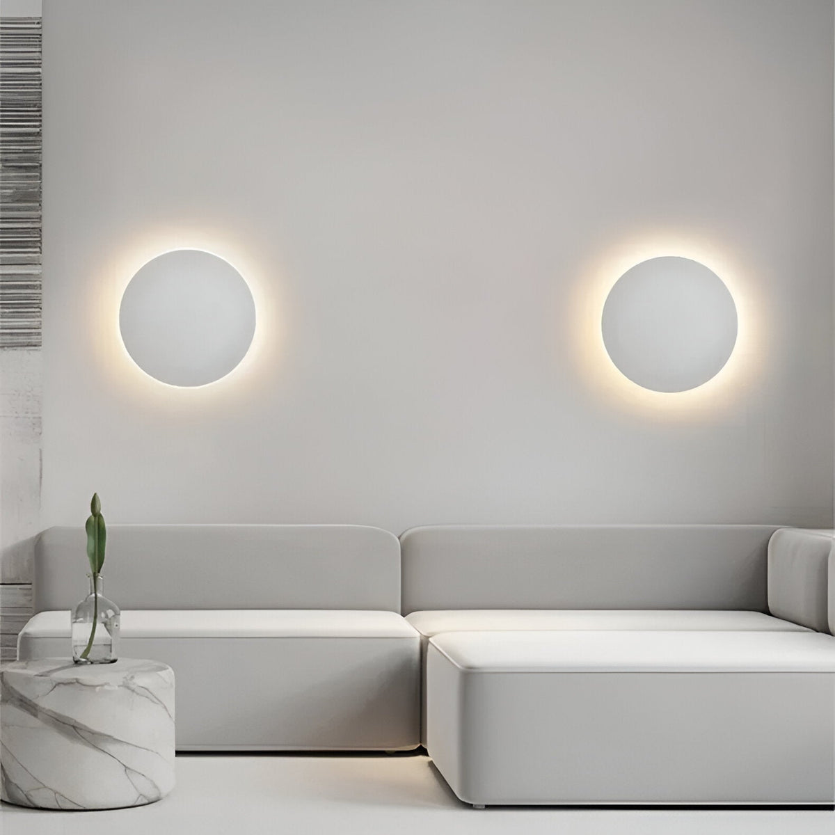 Wall Lamp Round Aluminum LED Nordic Minimalist 10W Ø13 Ø30 Hall Bedroom | Sansoti