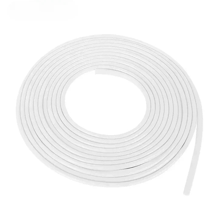 Car Door Protection Strip U-Profile 5 Meters Transparent Black Gray Flexible Weather-Resistant Paint Protection | Sansoti