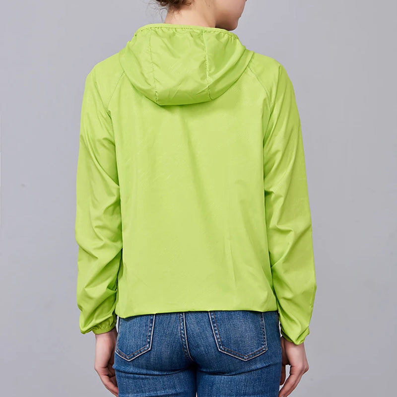 Ultralight Waterproof Windbreaker Women Men Rain Jacket Breathable Packable Outdoor Hiking Cycling Sports | Sansoti