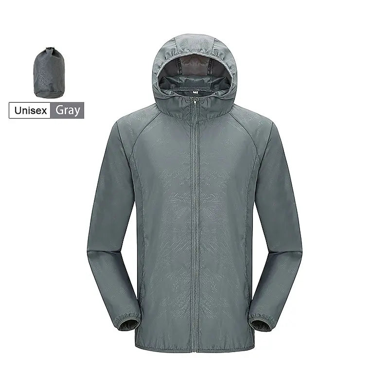 Coupe-vent ultraléger imperméable pour femmes et hommes, veste de pluie respirante et pliable, pour les activités de plein air, la randonnée, le vélo et le sport | Sansoti
