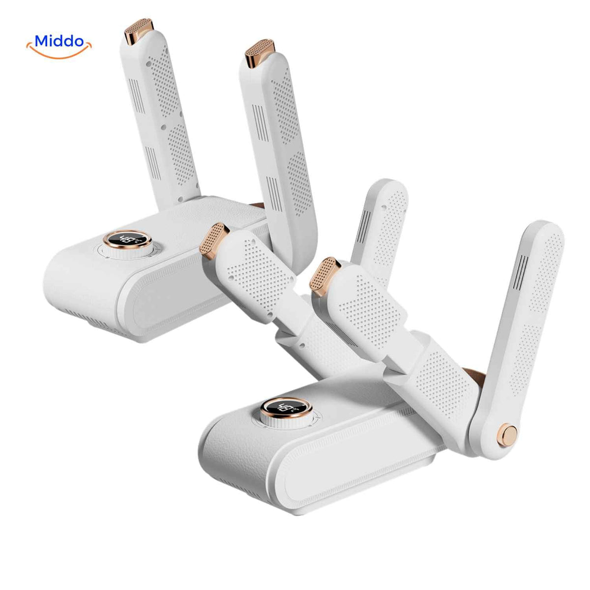 Foldable Electric Shoe Dryer 55-60°C Timer Leather Canvas Wool Gloves Helmets Quiet Compact | Sansoti