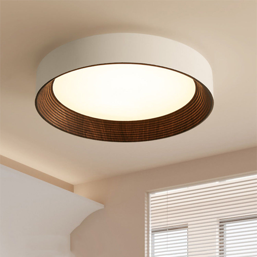 Minimalist Round Low-Profile Ceiling Lamp Bedroom Ceiling Lighting LED | Sansoti