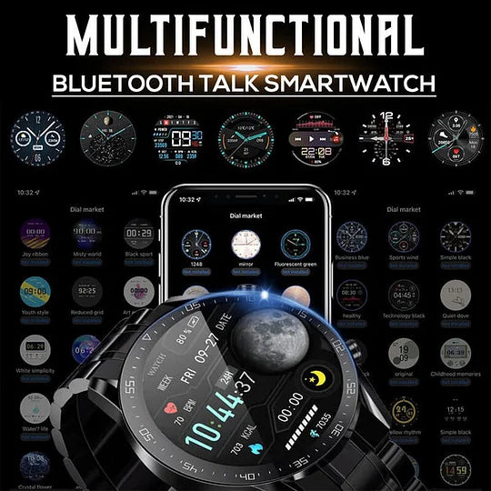 Slimme Horloge Non-Invasieve Bloedsuikermeter Hartslagmeter Bloeddruk Zuurstofmeting Bluetooth 1.45 inch | Sansoti
