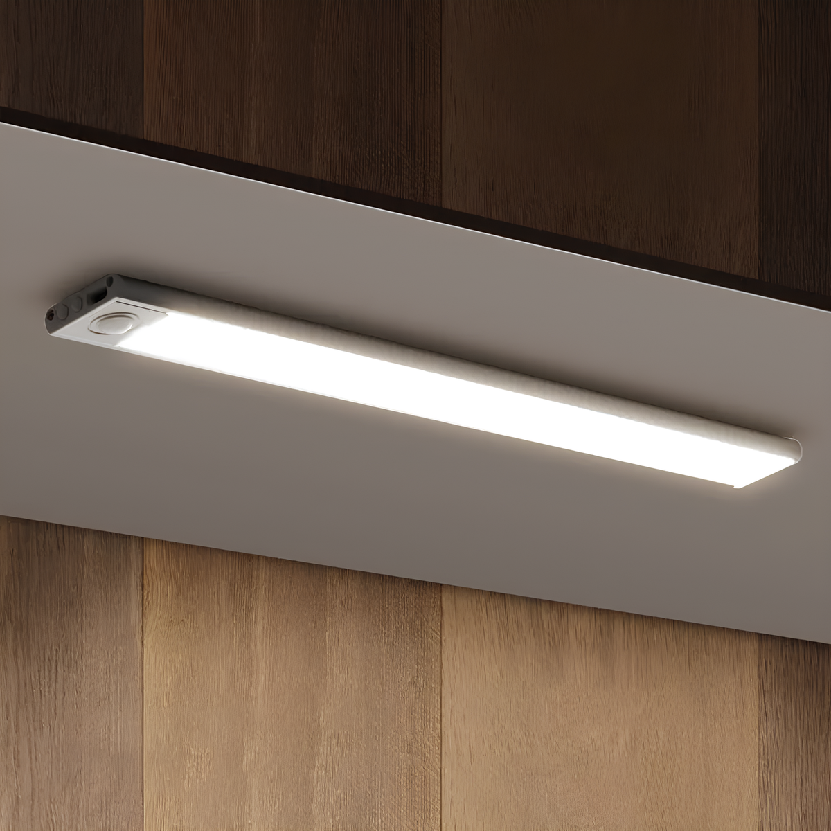 Rechargeable Motion Sensor LED Light Wireless Adhesive Mount Night Light Hall Closet Stairs Automatic Sensor Slim Modern Design | Sansoti