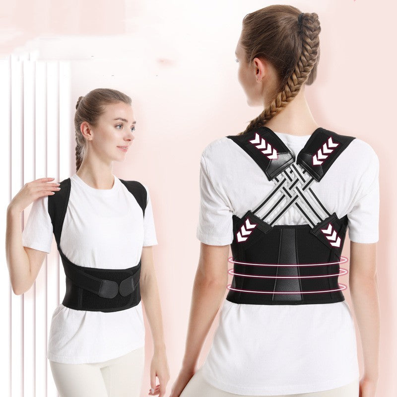Ergonomic Back Support – Adjustable Posture Correction Belt for Back and Neck Relief | Sansoti