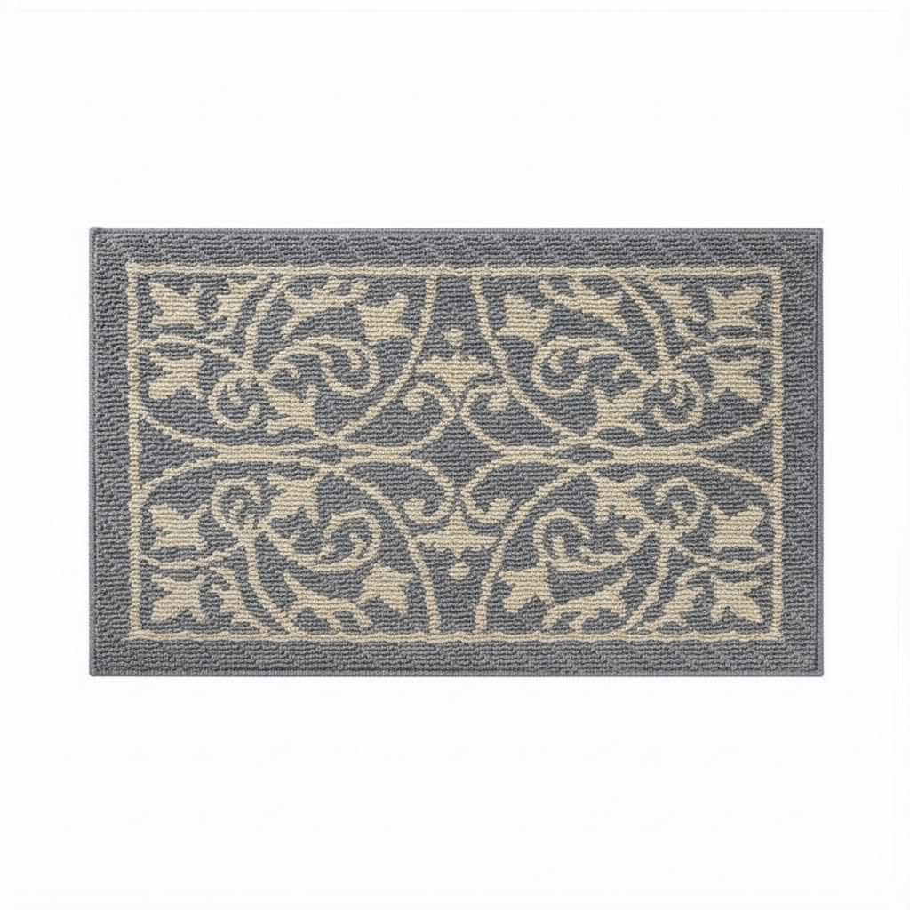 Laagdrempelige Antislip Deurmat Binnen 60x90cm Vuilopvangend Entree Tapijt Rubberen Grip Hal Ingang Vloermat | Sansoti
