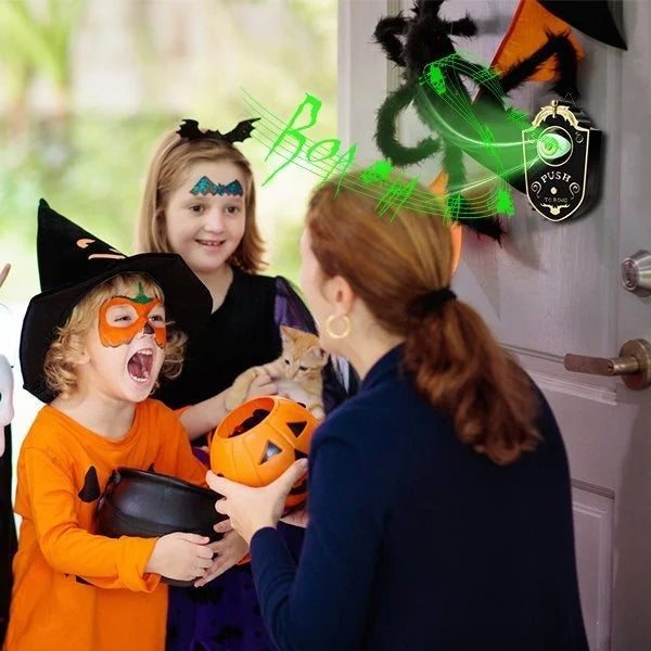 Interactive Door Decoration with Moving Eye and Sound for Halloween Party Décor and Spooky Atmosphere | Sansoti