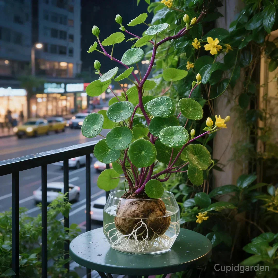 Stephania Erecta Houseplant – Low-Maintenance Ornamental Plant with a Unique Caudex for the Living Room, Office, or Windowsill | Sansoti