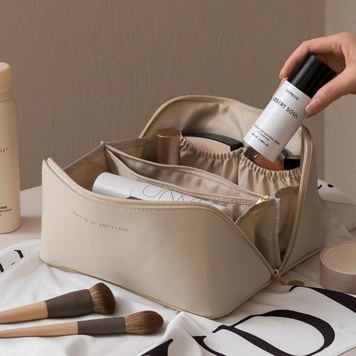 Kosmetik-Organizer-Tasche mit Fächern | Reise-Make-up- und Kulturtasche für unterwegs und zu Hause | Sansoti