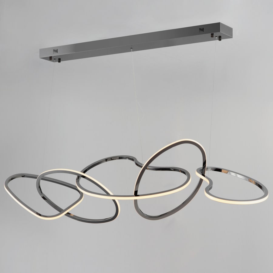 Lustre LED abstrait 140 cm design moderne éclairage salle à manger | Sansoti