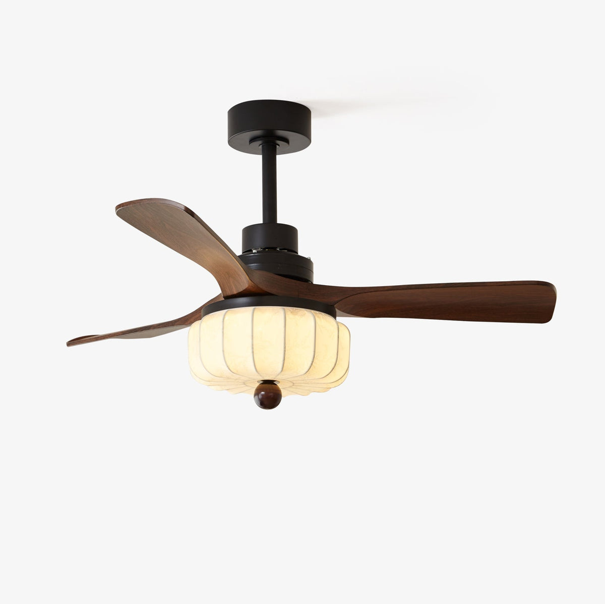 Plafondventilator met Verlichting Vintage Stijl 92-132cm Metaal 6 Snelheden Afstandsbediening Slaapkamer | Sansoti