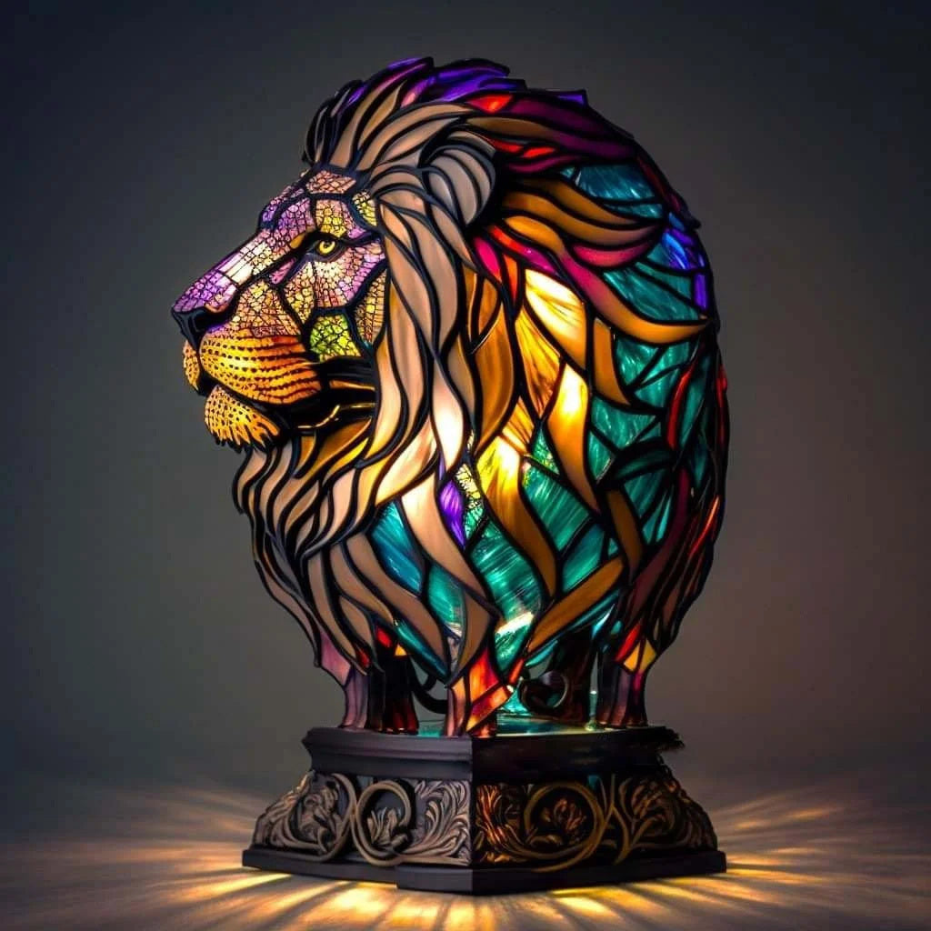 Handmade Decorative Animal Figurine Table Lamp with Warm Ambient Light for Modern Scandinavian Interiors | Sansoti