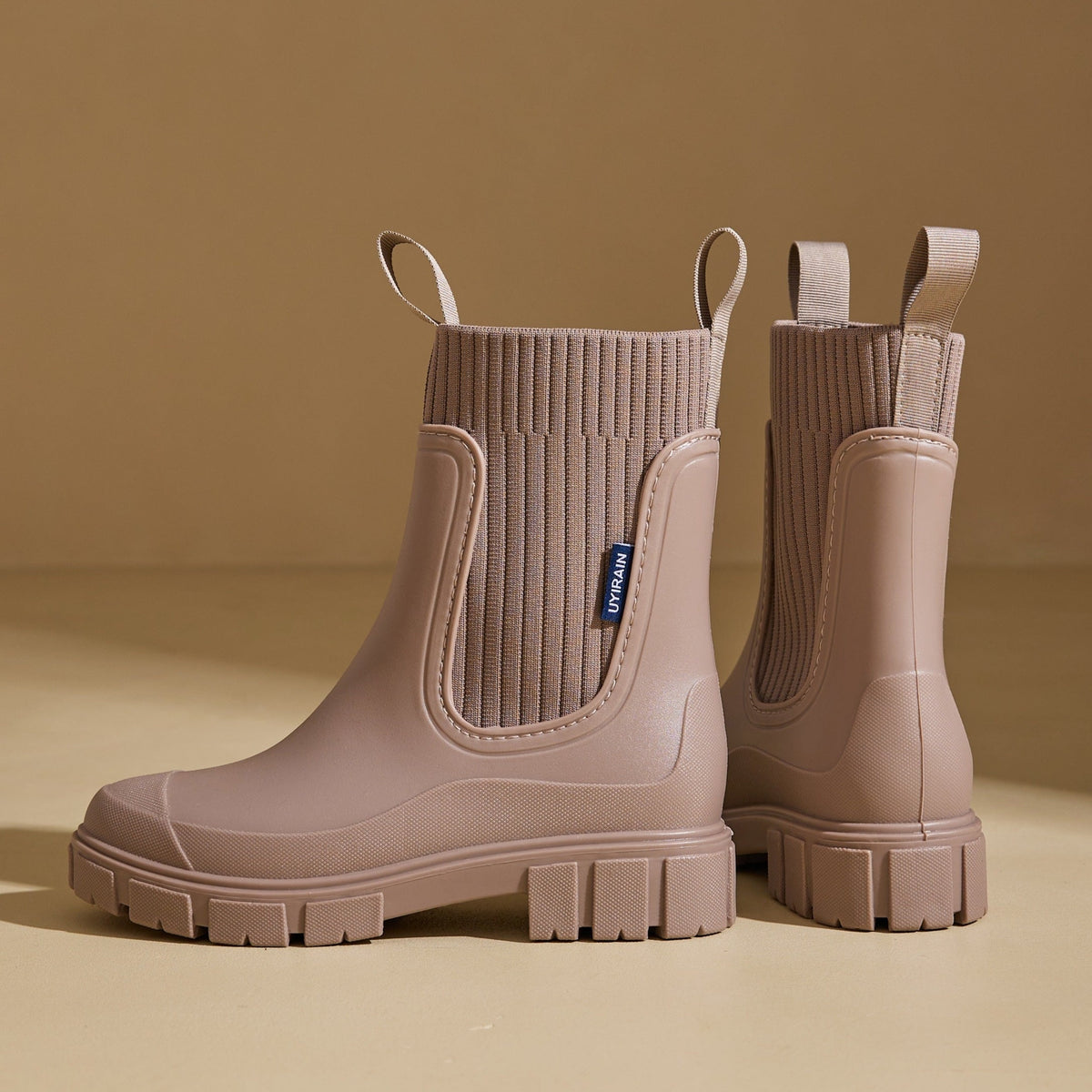 Wasserdichte Damen-Regenstiefel, niedriges Modell, rutschfeste Sohle, für Gartenarbeit und Stadtspaziergänge, flexible Passform, bequem | Sansoti