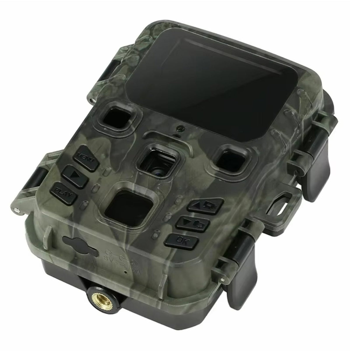 Wildkamera mit WLAN-Streaming, 20MP, 1080P, Nachtsicht, Bewegungserkennung, wasserdicht nach IP65, Naturbeobachtung | Sansoti