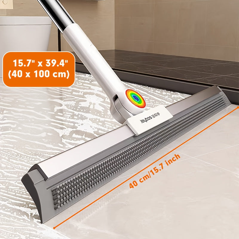Vloerwisser met Rubberen Lip en TPE Borstels 30cm 50cm Multifunctioneel Schoonmaken voor Harde Vloeren | Sansoti