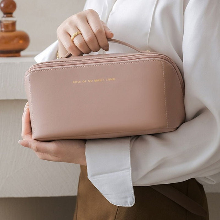Kosmetik-Organizer-Tasche mit Fächern | Reise-Make-up- und Kulturtasche für unterwegs und zu Hause | Sansoti