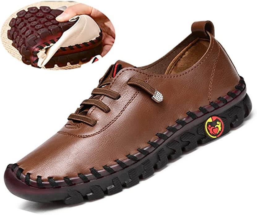 Comfortabele Platte Dames Loafer met Voetboogsteun en Orthopedische Zool | Sansoti