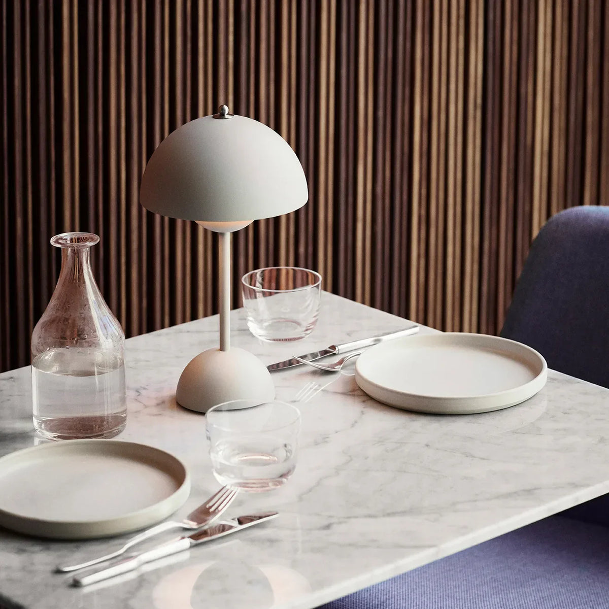 Designer Bloem Tafellamp Metaal met Dimfunctie Scandinavisch Stijl | Sansoti