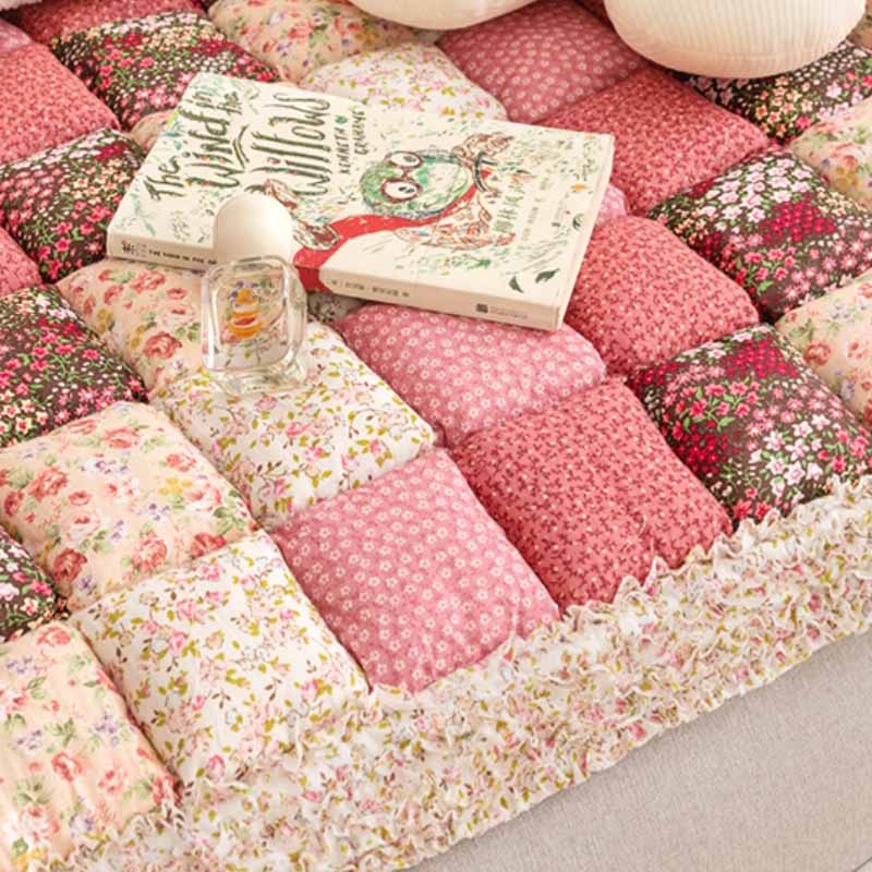 Cotton sofa cover with quilted protective layer 60x180cm non-slip furniture protector seat covers in various colors | Sansoti