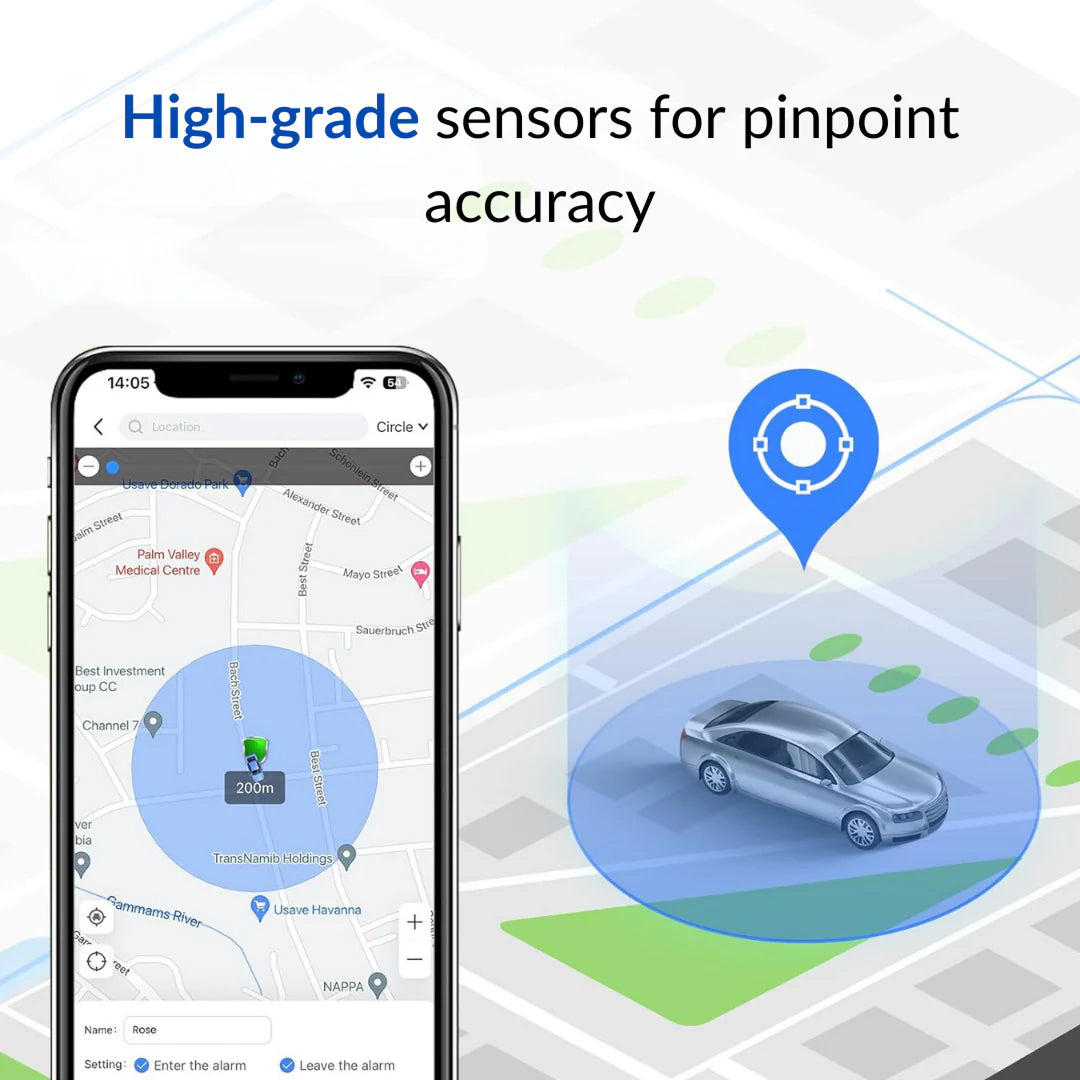 GPS Tracker voor Auto met Realtime Locatie 4G Magneetmontage Voertuigbeveiliging Anti-Diefstal Volgsysteem | Sansoti