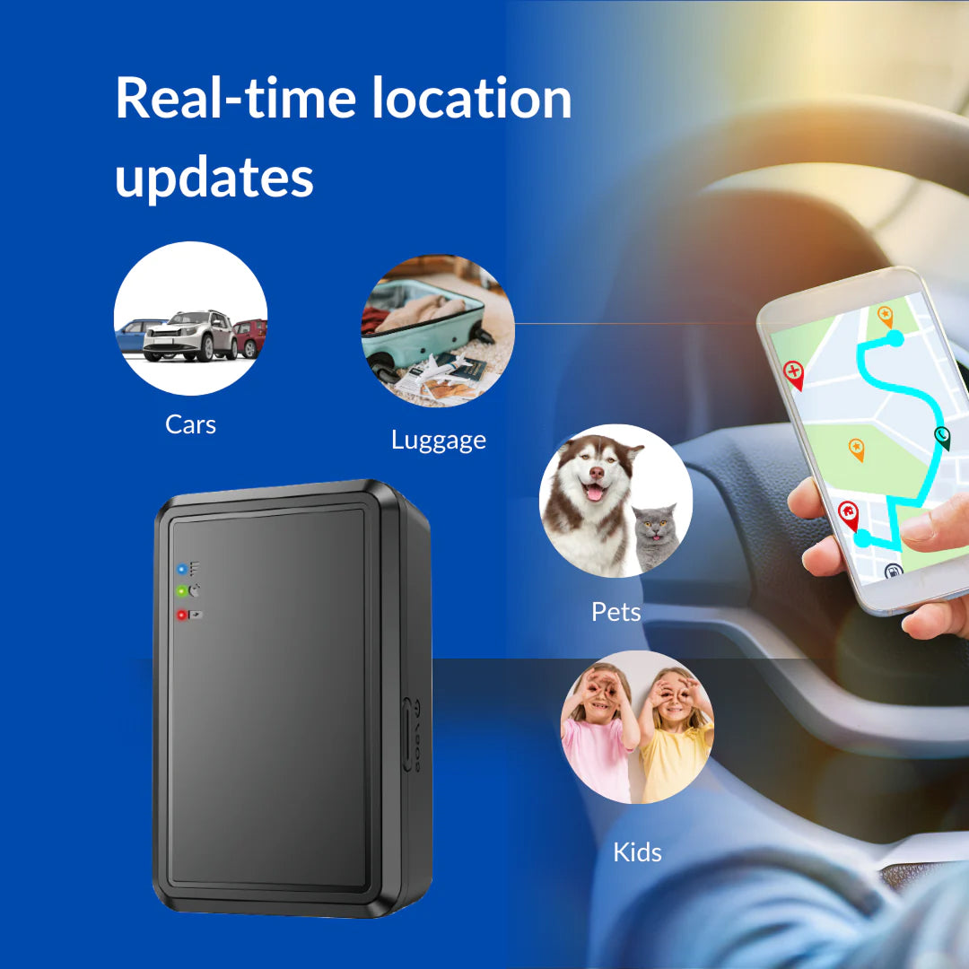 GPS Tracker voor Auto met Realtime Locatie 4G Magneetmontage Voertuigbeveiliging Anti-Diefstal Volgsysteem | Sansoti