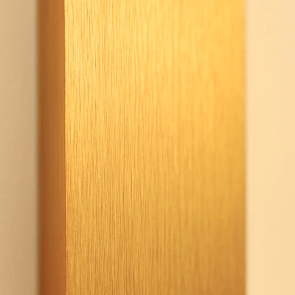 Applique murale en aluminium couleur or IP65 étanche, éclairage extérieur LED pour jardin, balcon et terrasse, 6 W, 18 W, 24 W | Sansoti