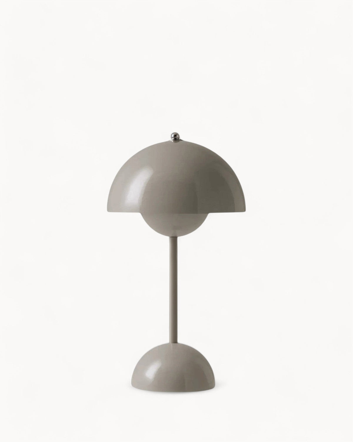 Tafellamp LED Metaal 28cm Grijs Dimbaar Bureau Nachtkast Scandinavisch Design Lamp Modern Minimalistisch | Sansoti