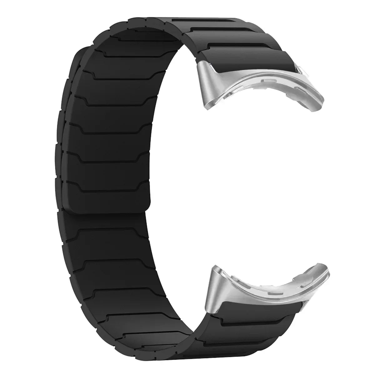 Silicone Smartwatch Band with Magnetic Closure 41mm 45mm Adjustable Sports Wristband Watch Band | Sansoti