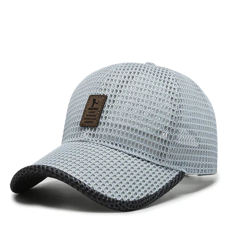 Airy Summer Cap Mesh Adjustable Snapback Sports Cap with Breathable Mesh | Sansoti