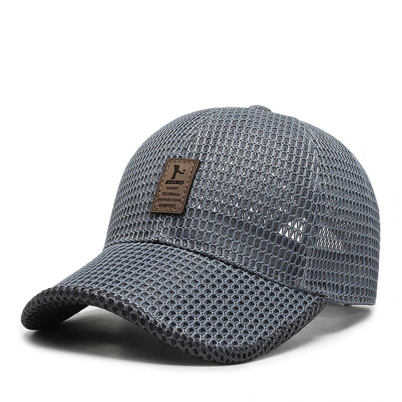 Airy Summer Cap Mesh Adjustable Snapback Sports Cap with Breathable Mesh | Sansoti