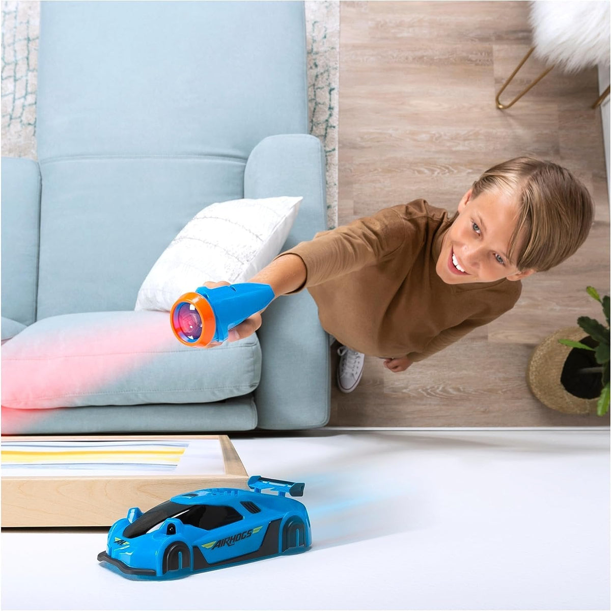 Wandklimmende Bestuurbare Auto met Laserbesturing – Plafond Muur Vloer RC Raceauto met LED Verlichting | Sansoti