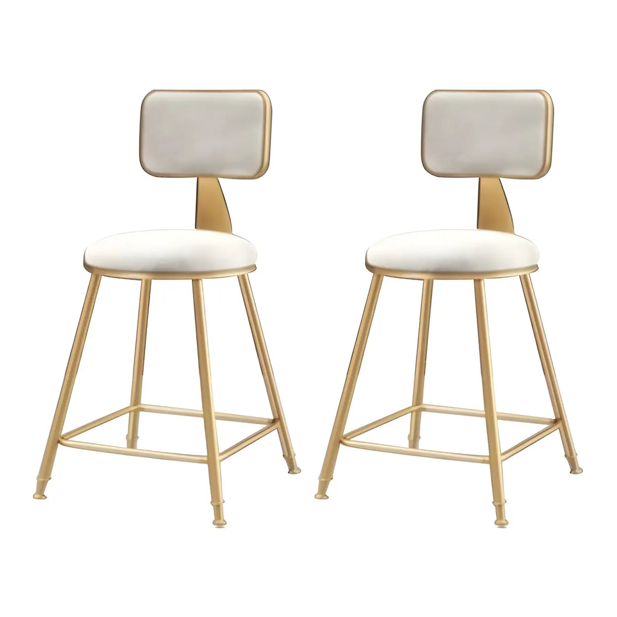 Barstoel met Fluwelen Bekleding en Gouden Frame – Elegante Velvet Kruk voor Keukeneiland en Thuisbar | Sansoti