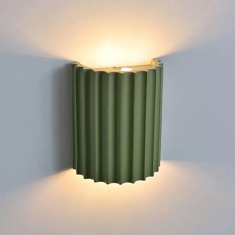 Macaron Wall Lamp Resin LED Ø33cm Colorful Interior Wall Lighting Ambient Lamp Design Lamp Modern | Sansoti